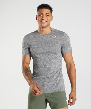 Gymshark Arrival Marl Muške T Shirts Sive Svijetlo Sive | HR 2533MQZ